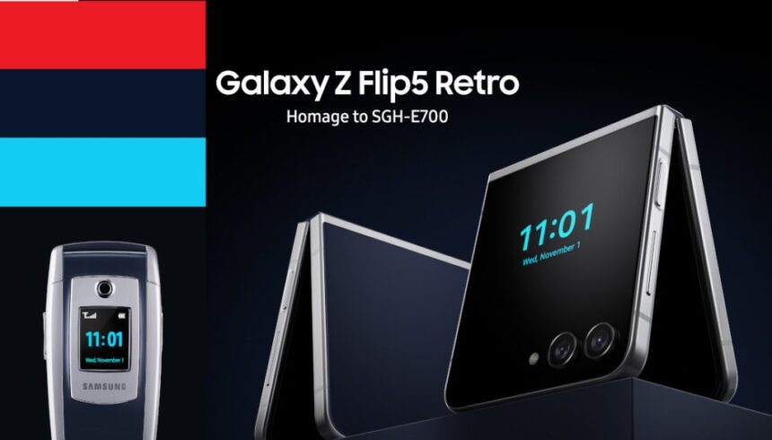 Galaxy Z Flip5 Retro